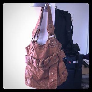 Leather Hobo Bag/ Purse